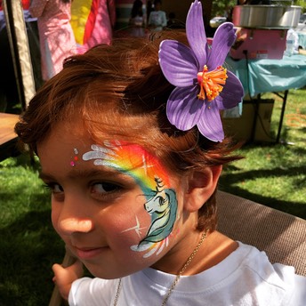 #unicorn #rainbow #cheekart #facepainting #snappyfacepainting