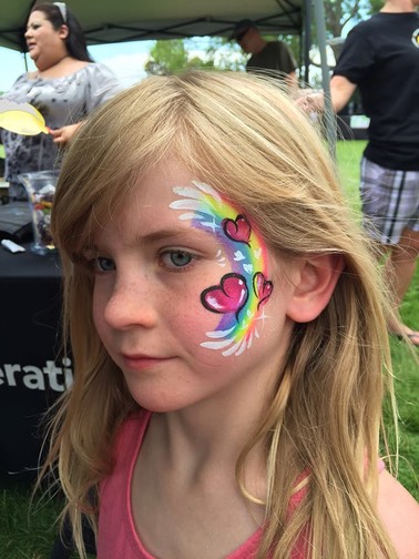 #quick #easy #fast #cheekart #facepaint #facepainting #corporateevents #festival #snappyfacepainting