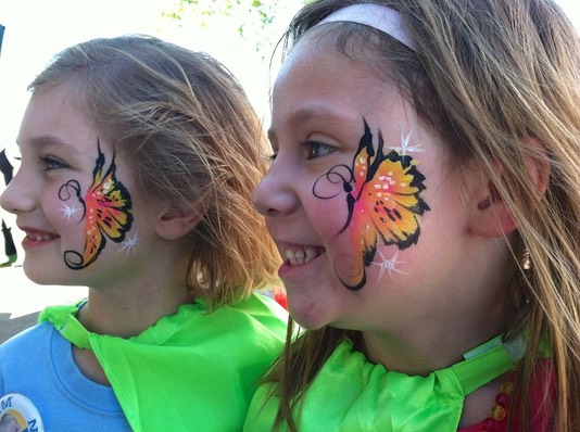 #butterfiy #face #paint #snappyfacepainting