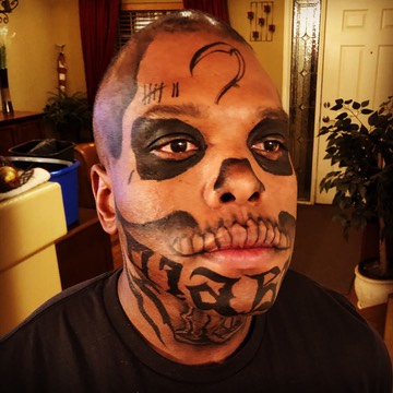 Pyro Face Paint costume facepainting denver colorado snappy face painting